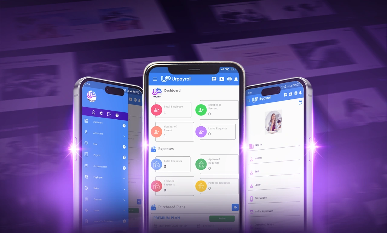 HRM App for Effortless Attendance, Employee Workflows and Client Management